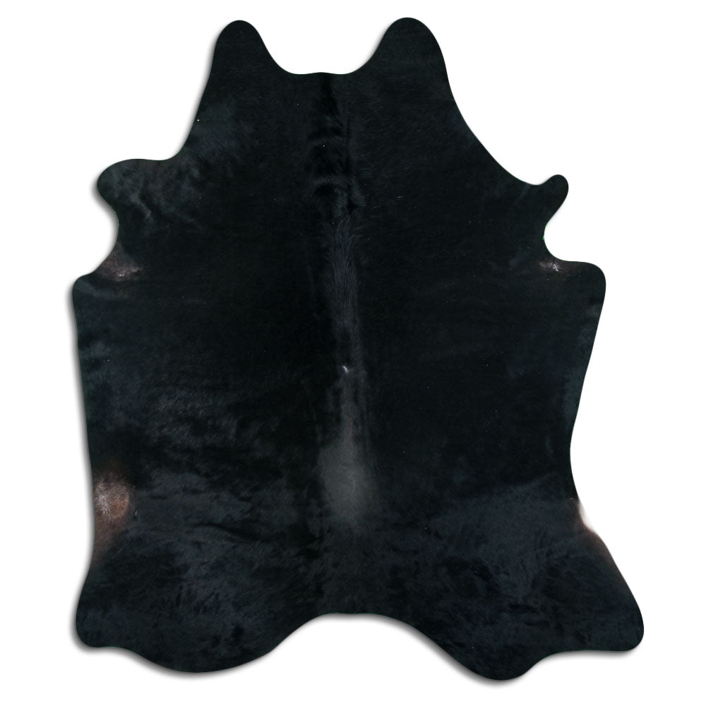 Černá hovězí kůže XL