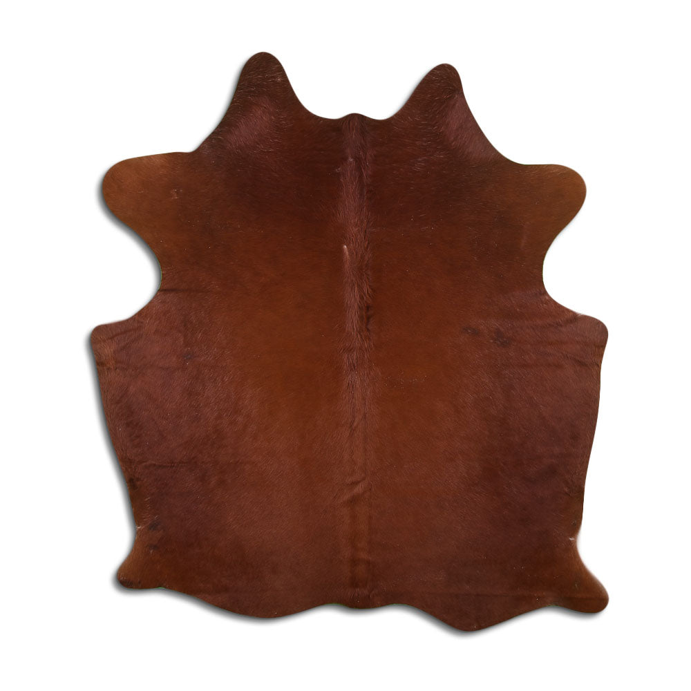 Hnědá hovězí kůže XL