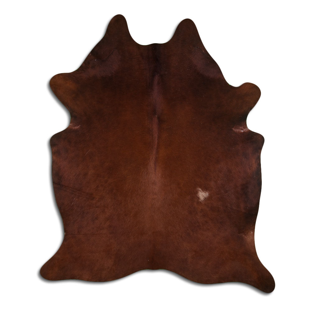 Hnědá hovězí kůže XL