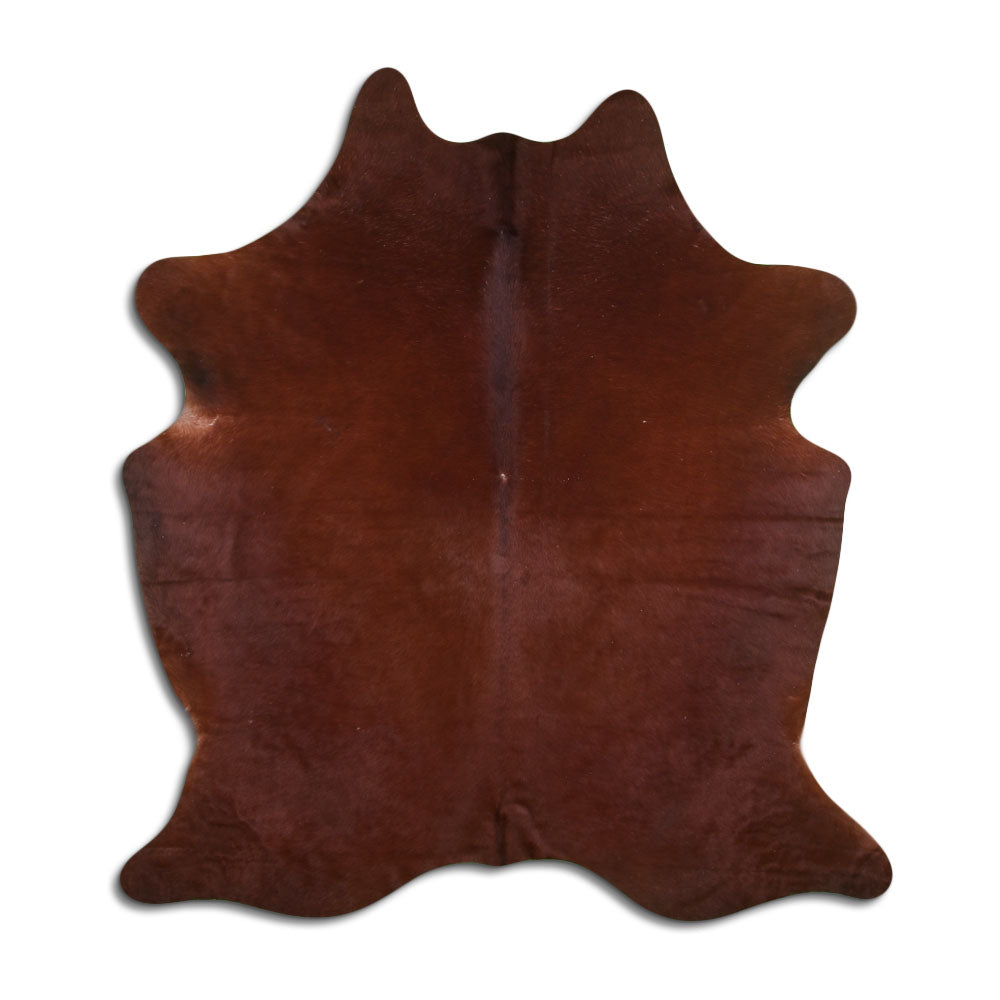 Hnědá hovězí kůže XL