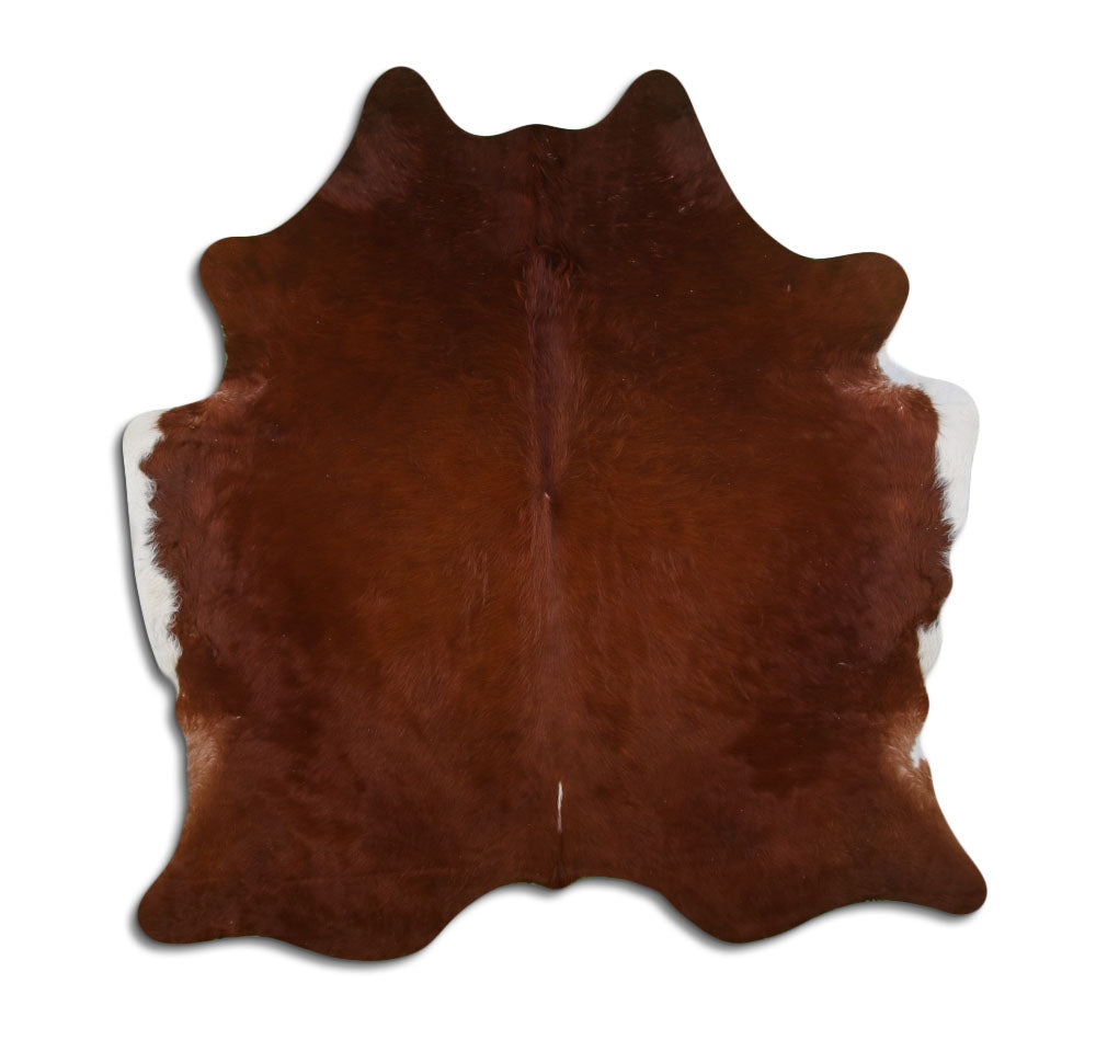 Rudas karvės kailis M