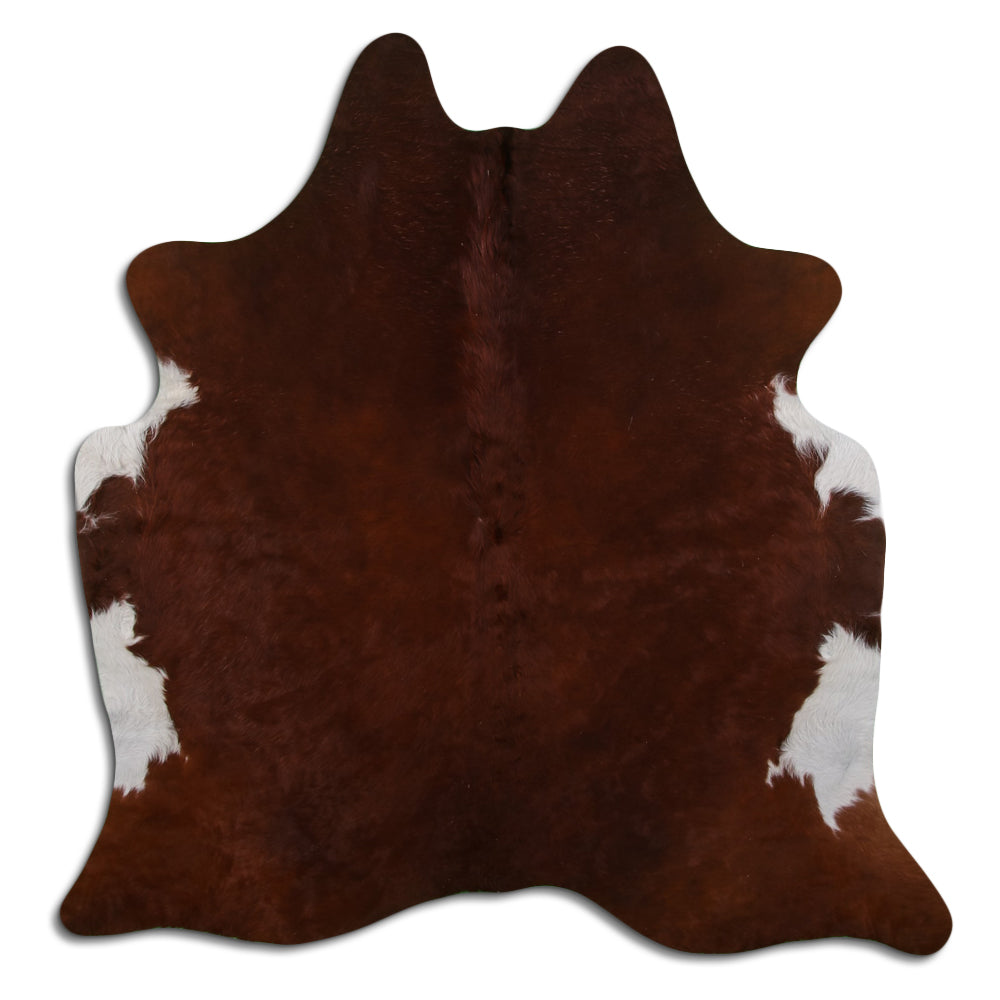 Rudas karvės kailis M