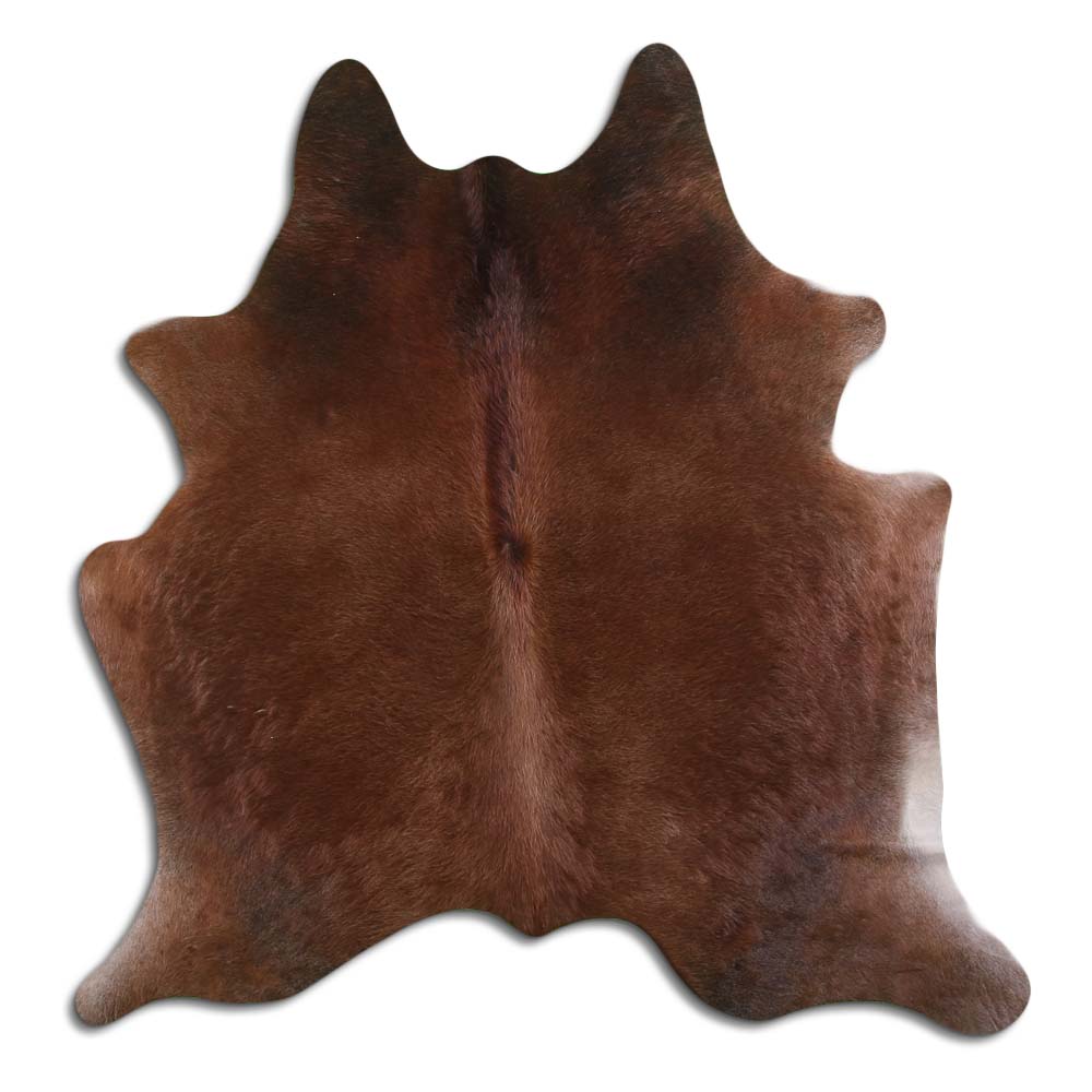 Rudas karvės kailis L