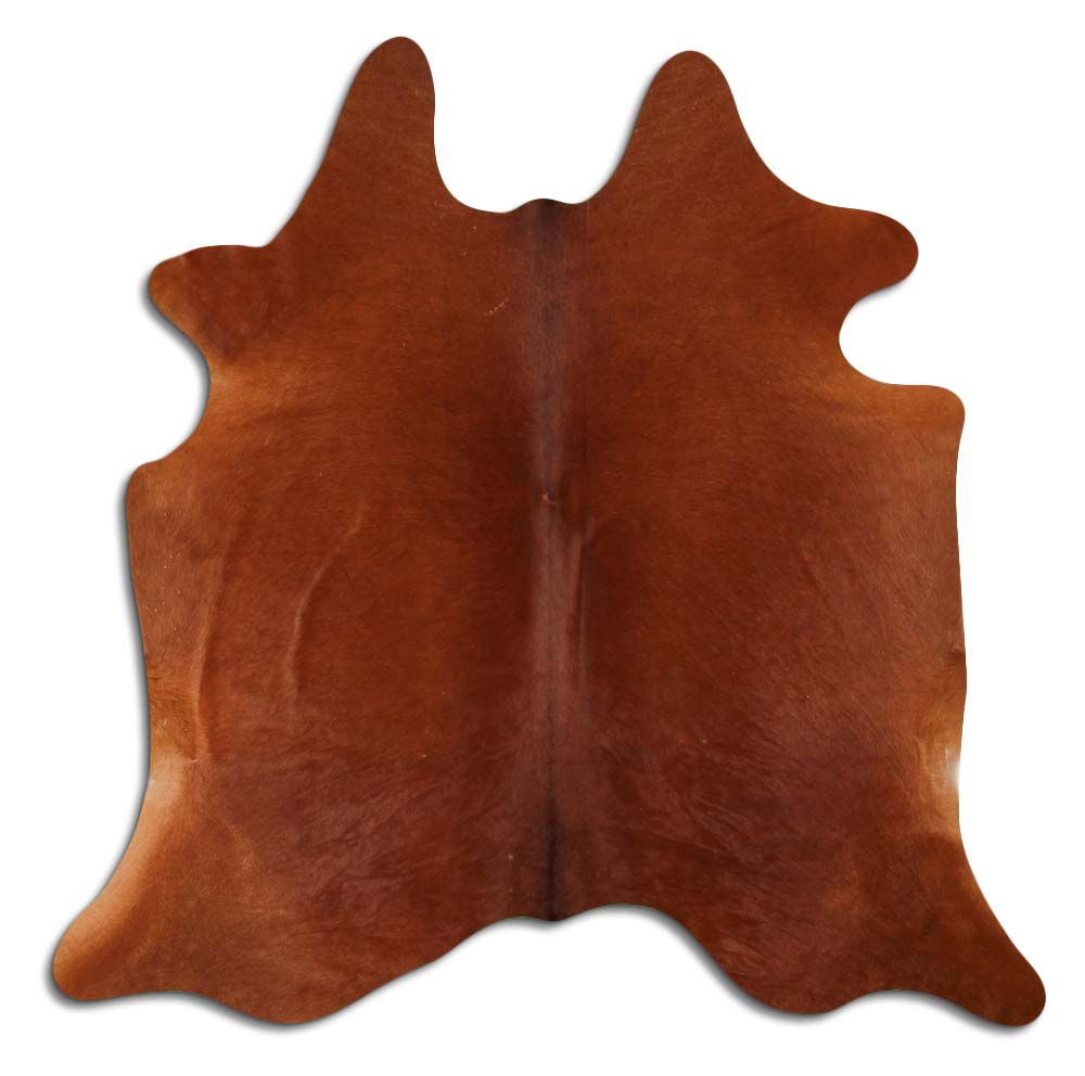 Rudas karvės kailis XL