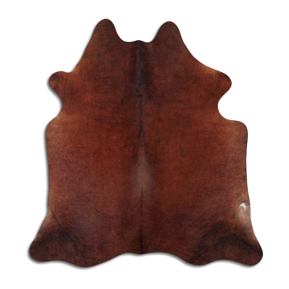 Rudas karvės kailis L