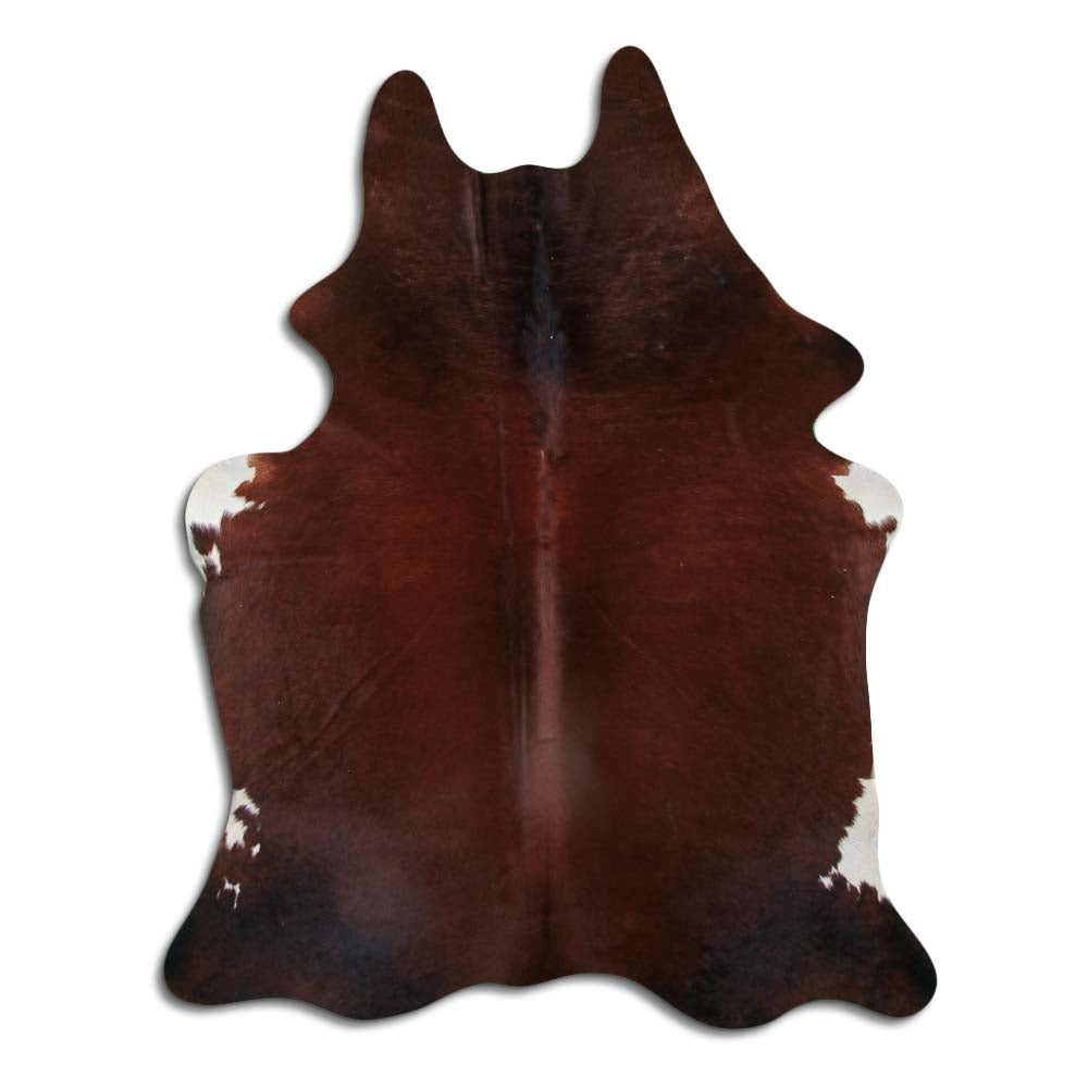 Hnědá hovězí kůže L