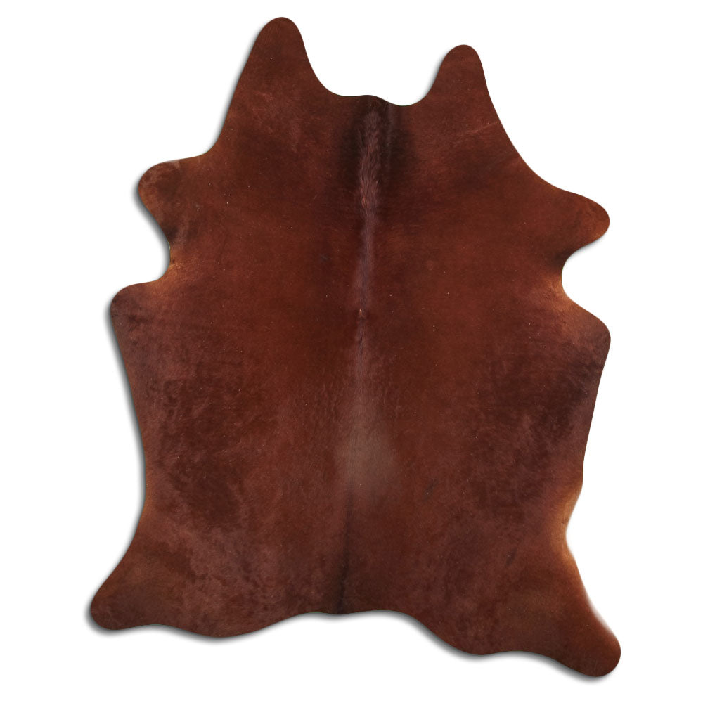 Rudas karvės kailis L