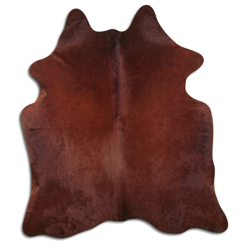 Hnědá hovězí kůže M