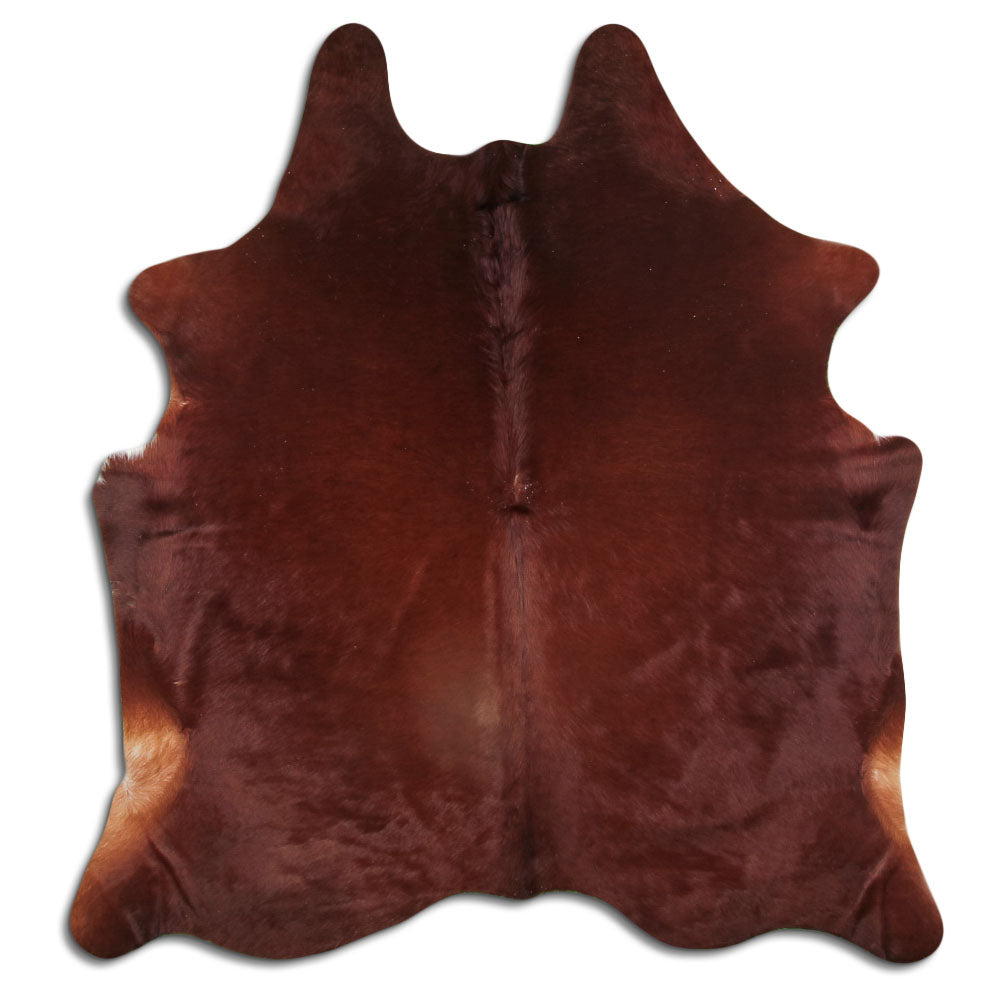 Hnědá hovězí kůže L