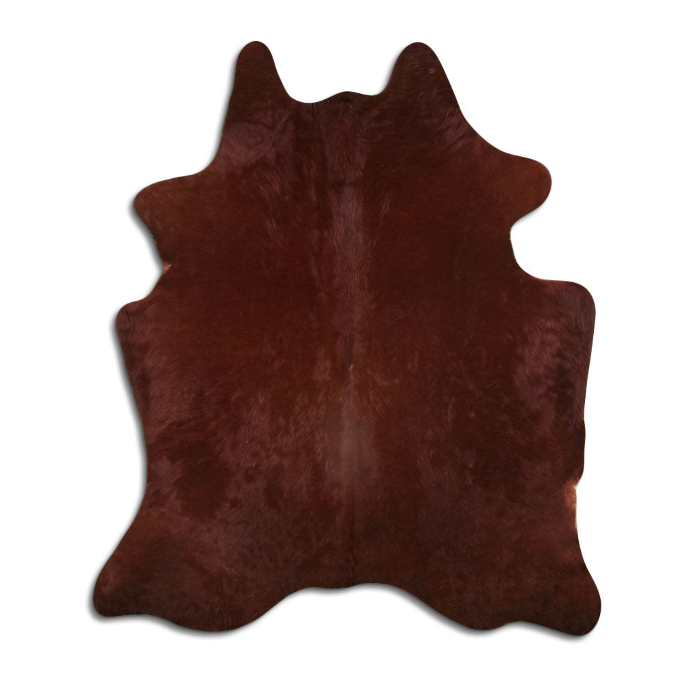 Hnědá hovězí kůže L