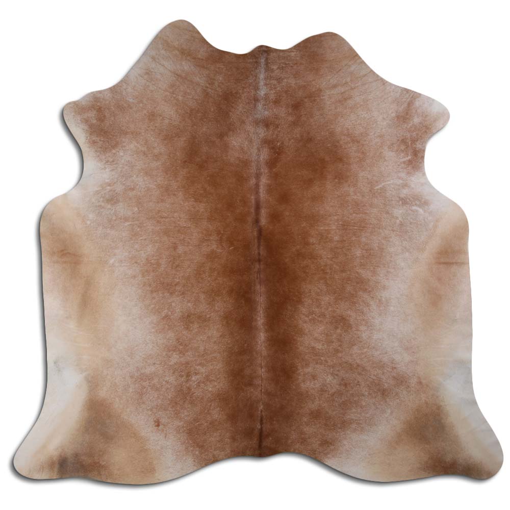 Hnědá hovězí kůže XL