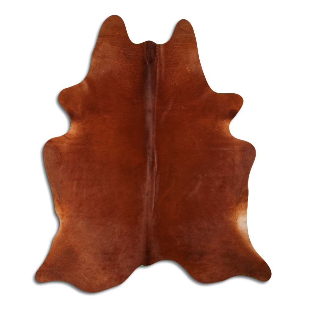 Rudas karvės kailis L