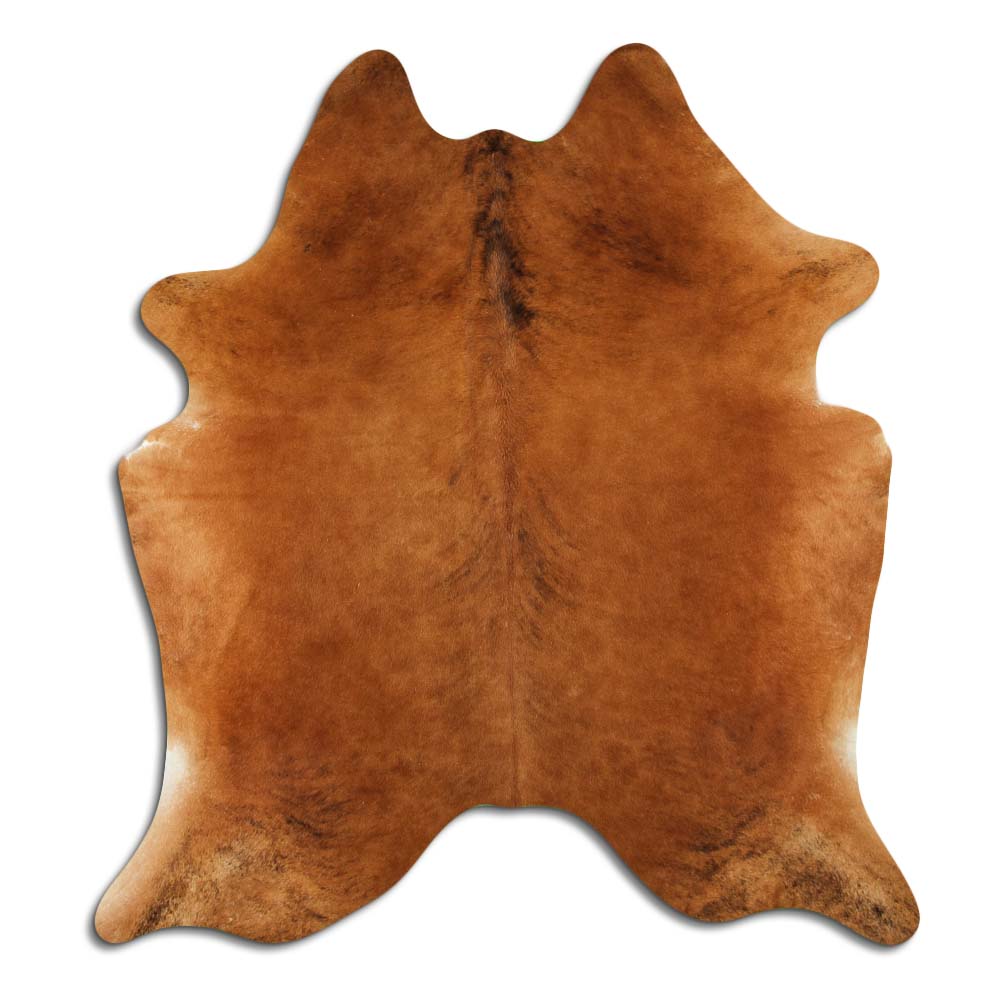 Hnědá hovězí kůže XL