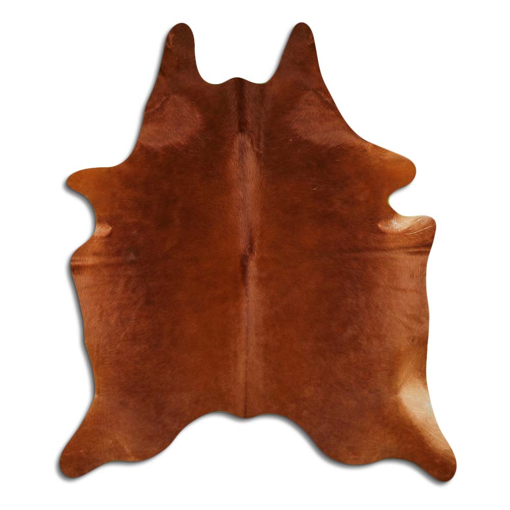 Rudas karvės kailis XL