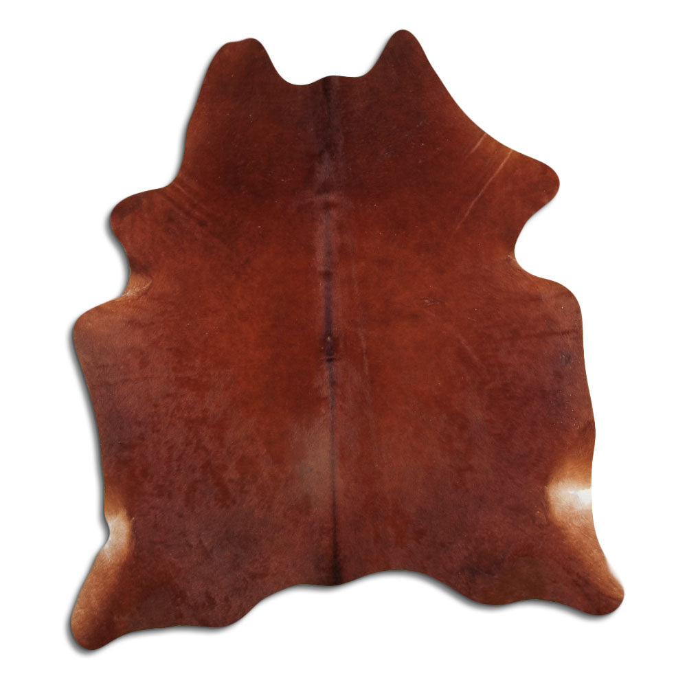 Rudas karvės kailis L
