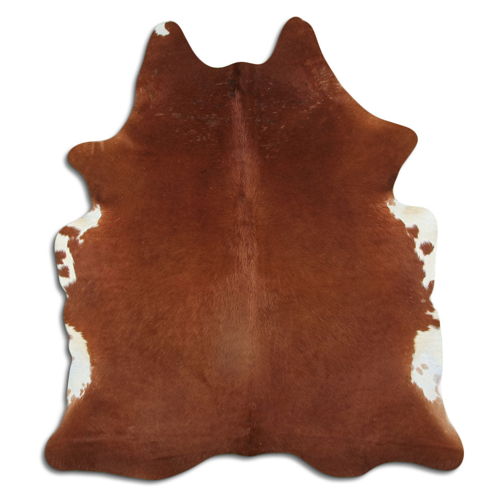 Rudas karvės kailis L