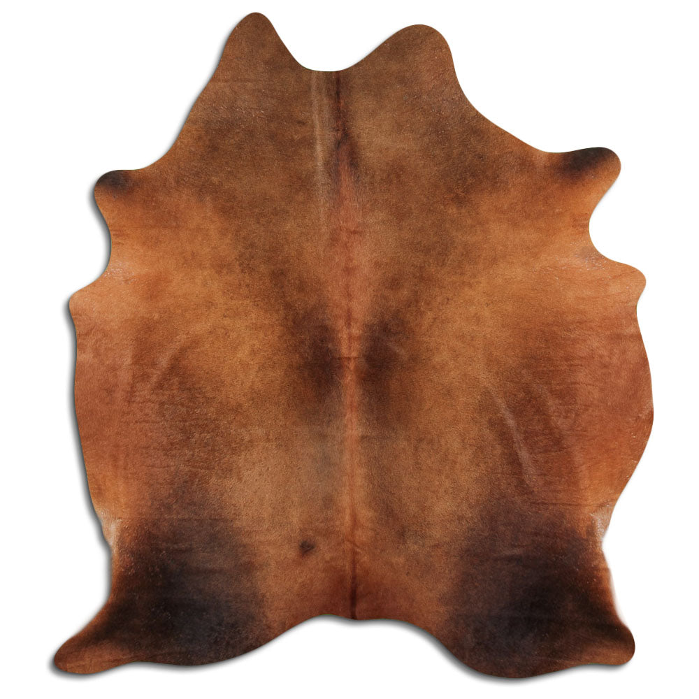 Hnědá hovězí kůže L