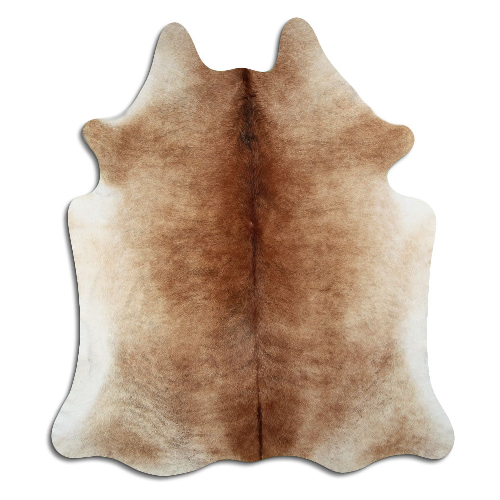 Hnědá hovězí kůže XL