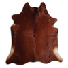 Brown cowhide rug XXL