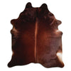 Brown cowhide rug XXL