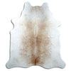 Brown cowhide rug XL