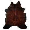 Brown cowhide rug XXL