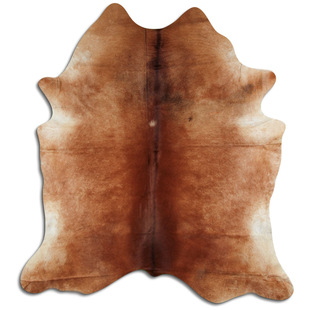 Rudas karvės kailis XL