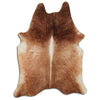 Brown cowhide rug XXL