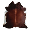 Brown cowhide rug XXL