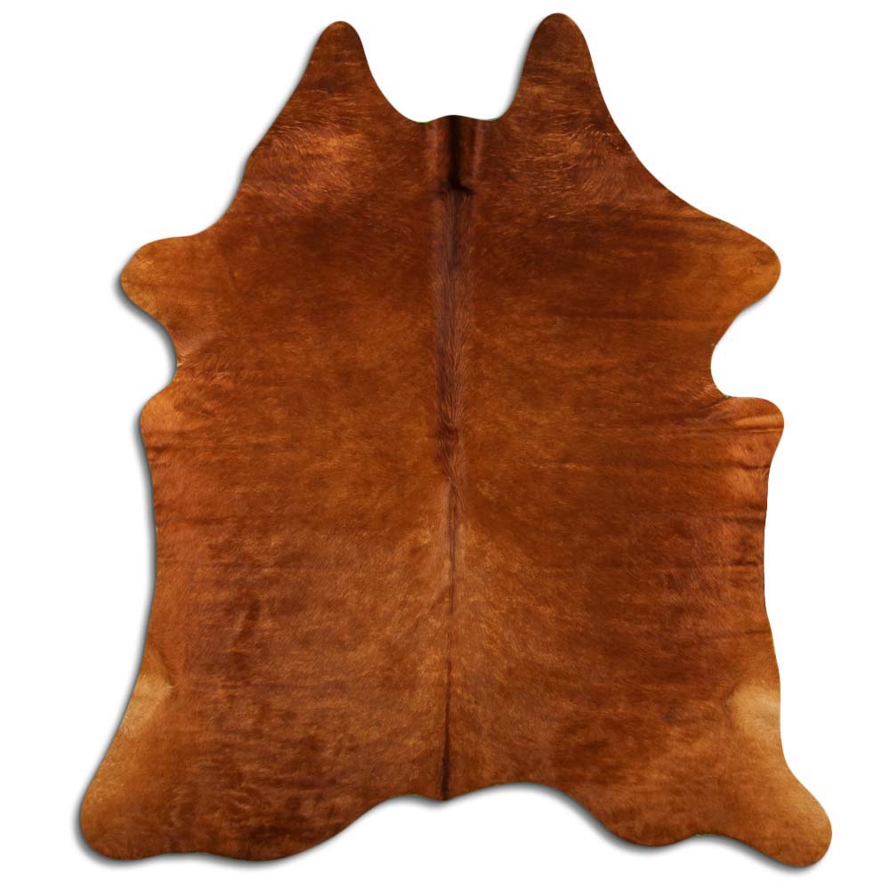 Rudas karvės kailis L