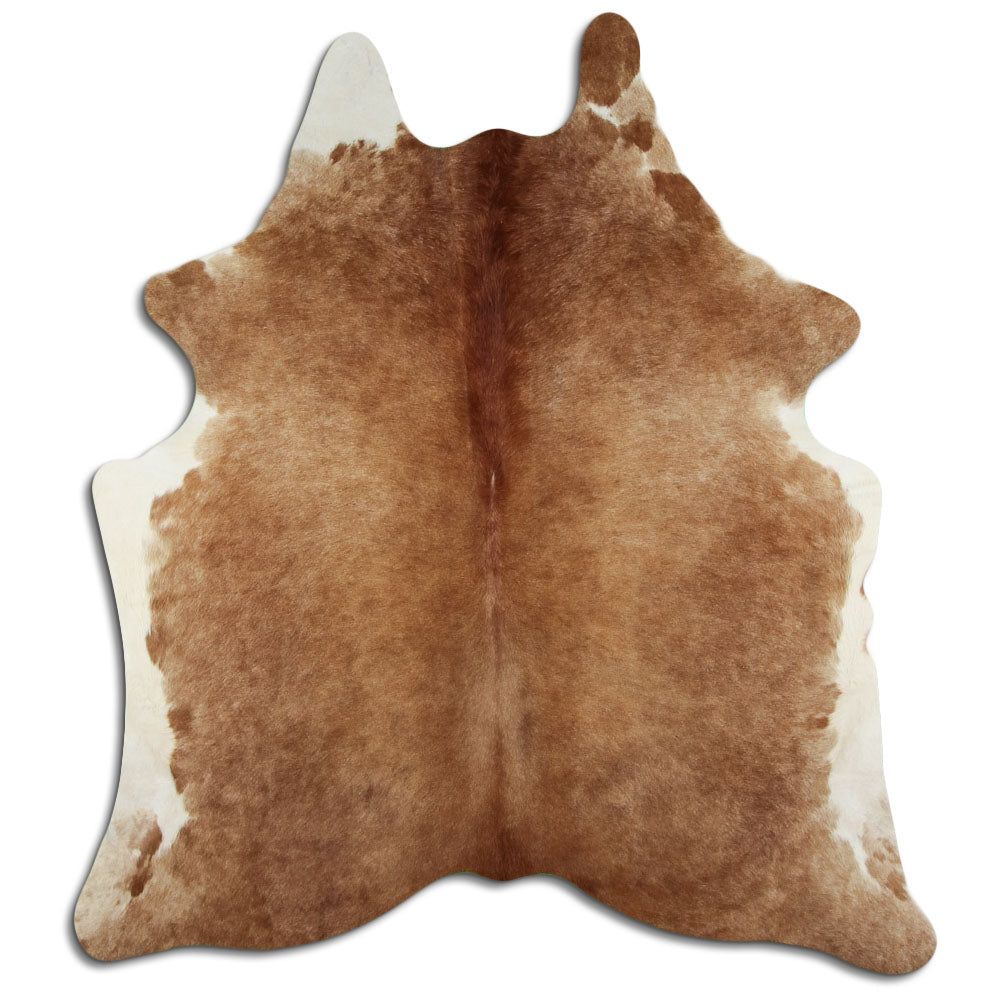 Rudas karvės kailis L