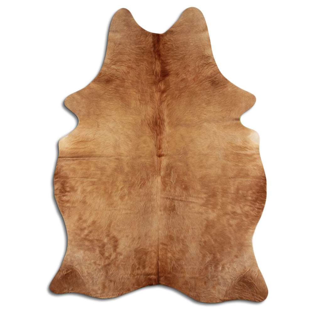 Hnědá hovězí kůže L