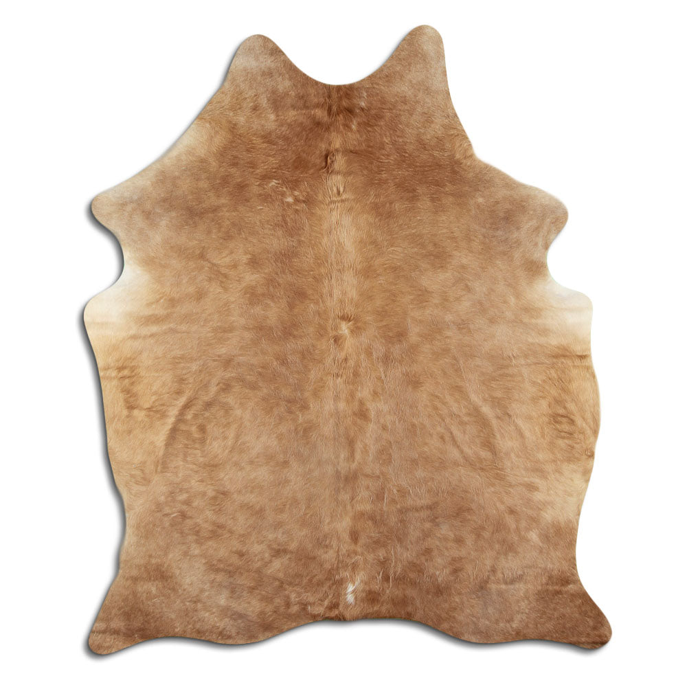 Hnědá hovězí kůže M