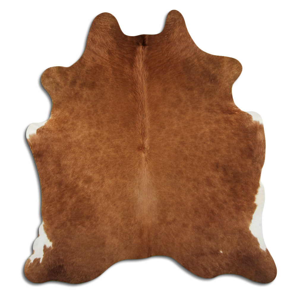 Rudas karvės kailis M