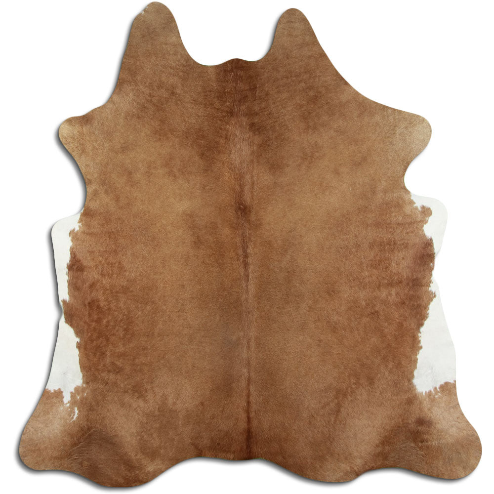 Hnědá hovězí kůže L