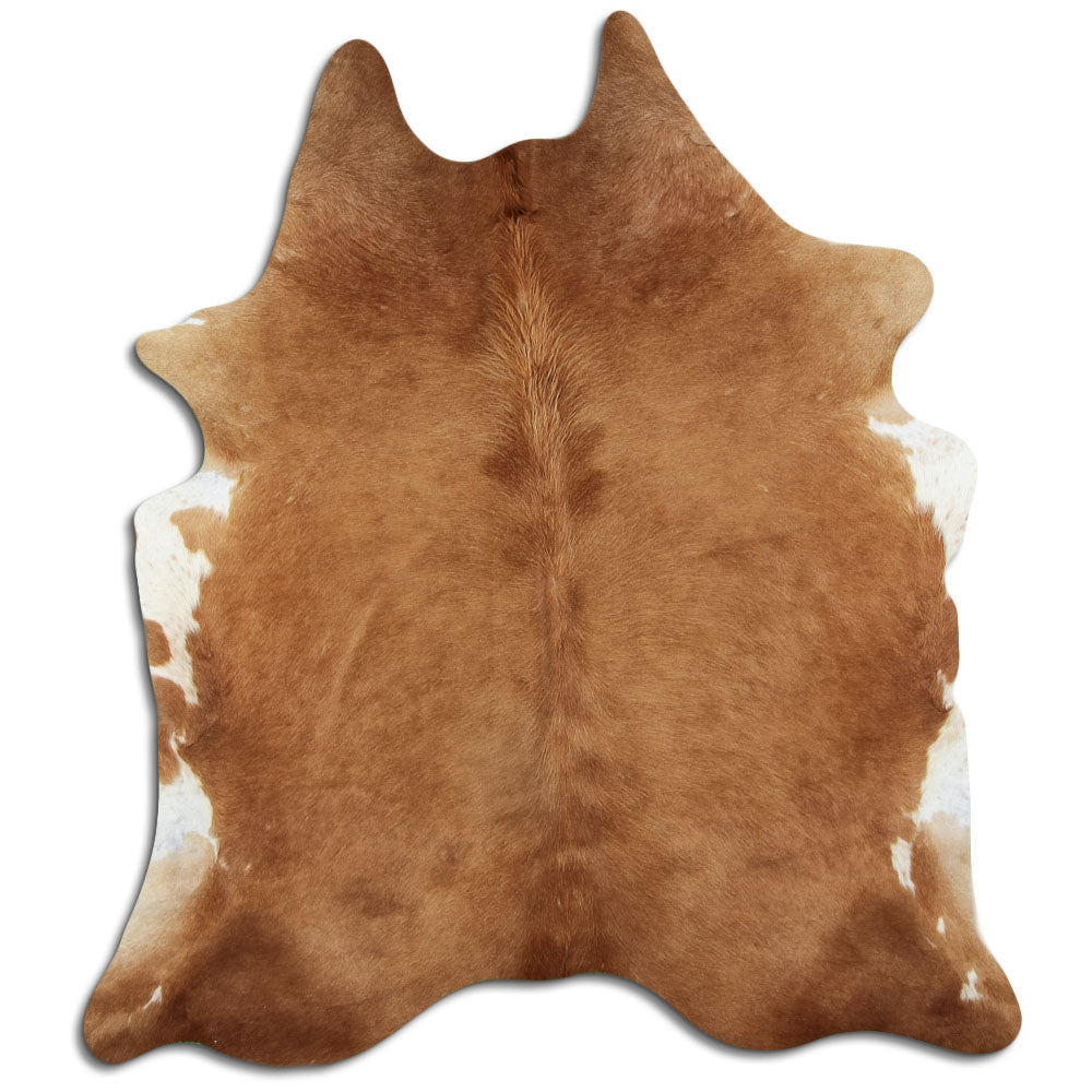 Rudas karvės kailis L