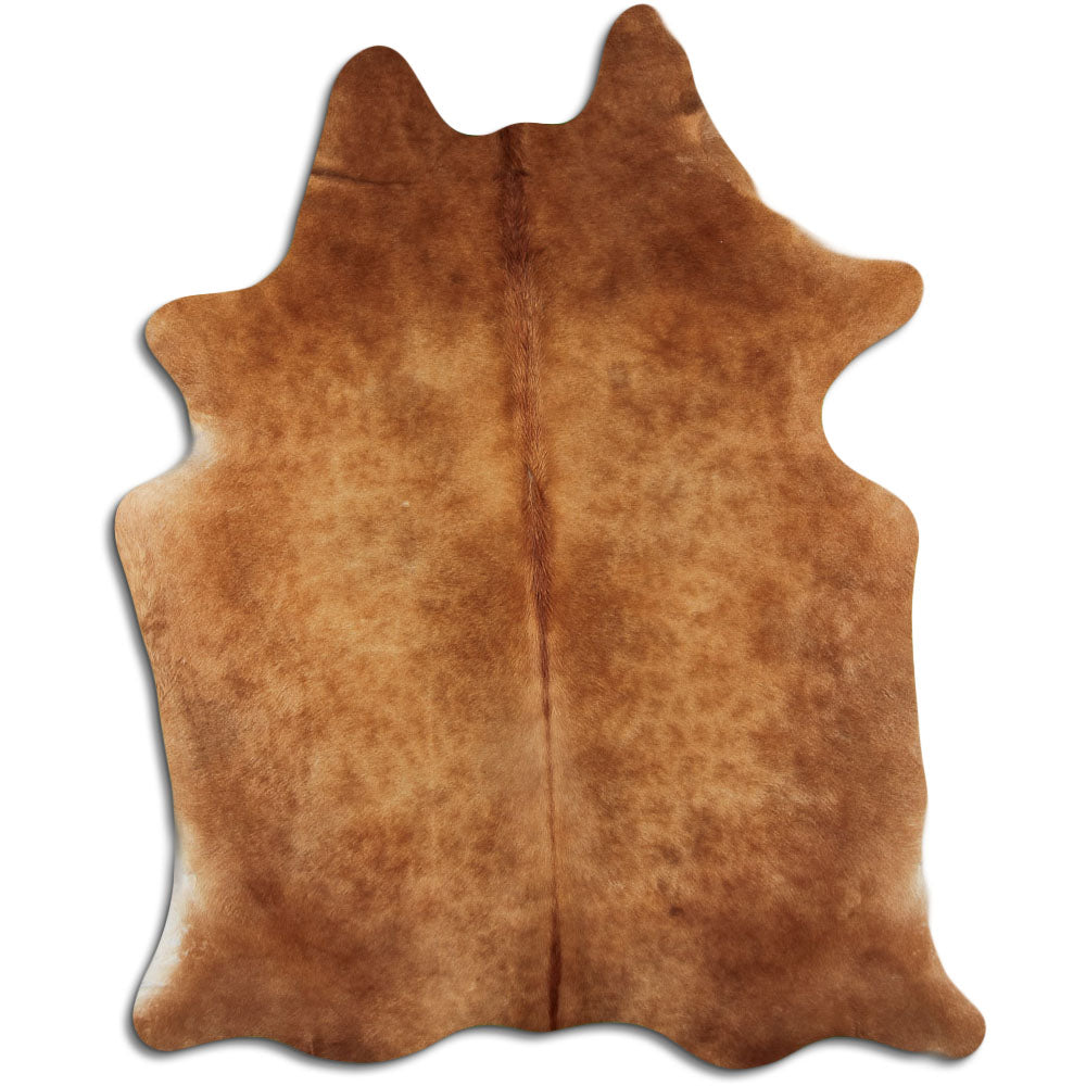 Hnědá hovězí kůže L