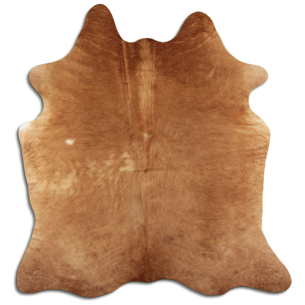 Rudas karvės kailis L