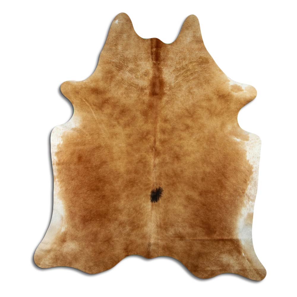 Hnědá hovězí kůže L