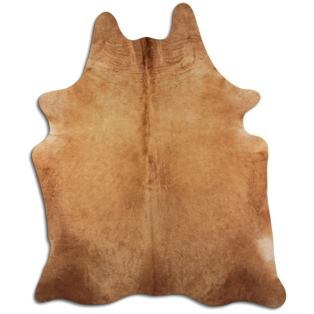 Rudas karvės kailis L