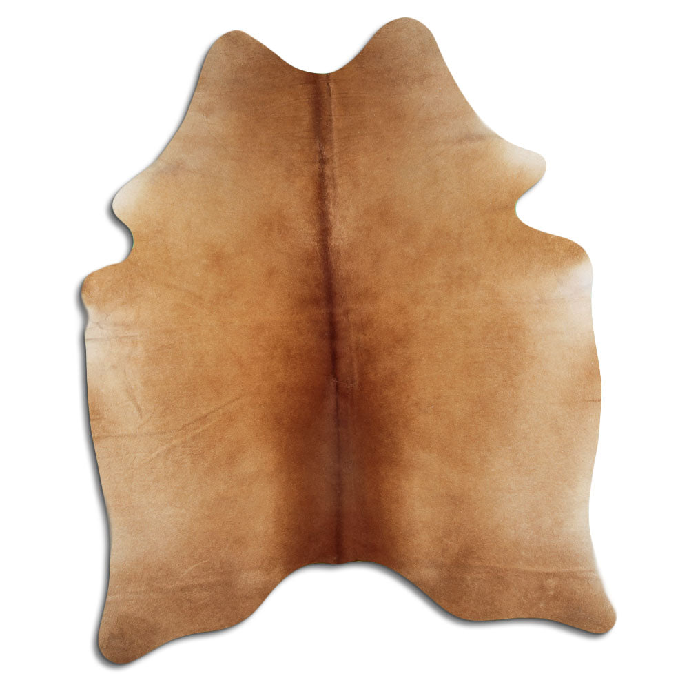 Hnědá hovězí kůže L