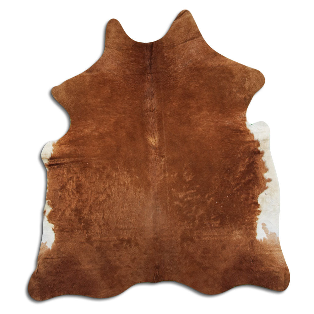 Rudas karvės kailis L
