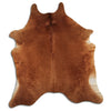 Brown cowhide rug XXL