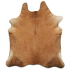 Brown cowhide rug XXL