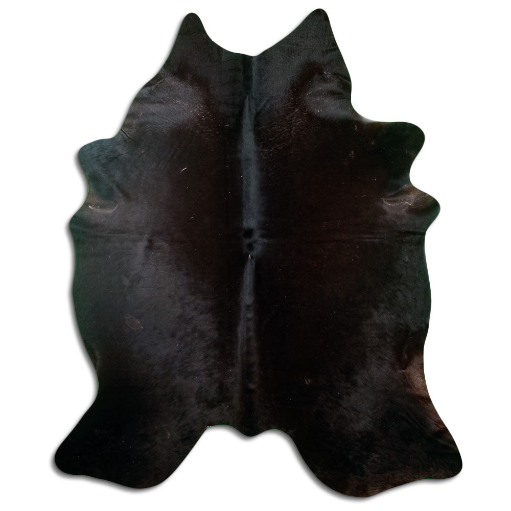 Brown cowhide rug XL