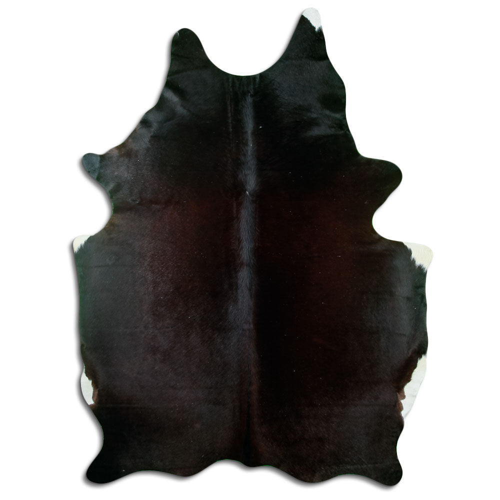 Brown cowhide rug XL