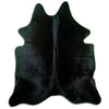 Brown cowhide rug L