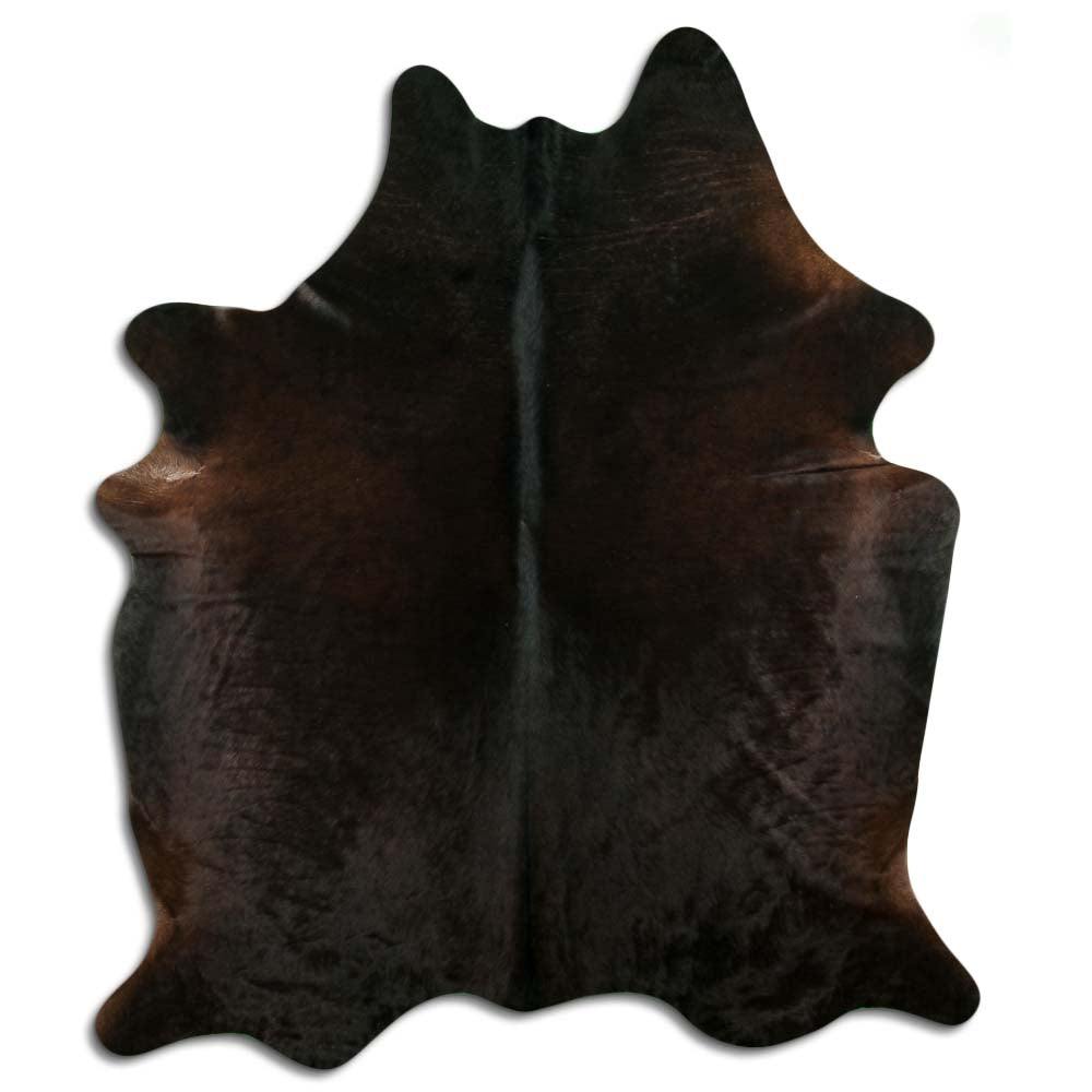Hnědá hovězí kůže M