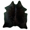 Brown cowhide rug L