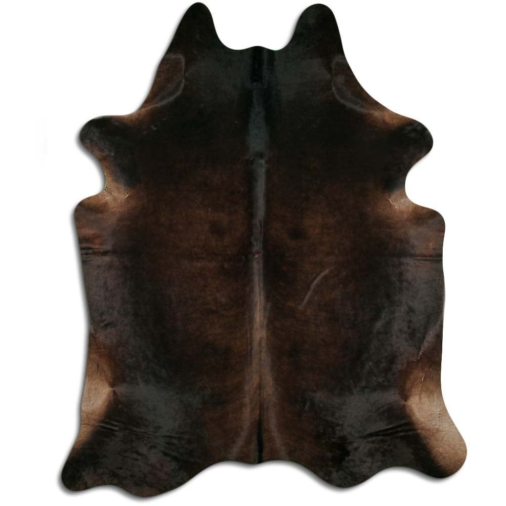 Hnědá hovězí kůže XL
